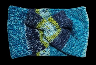 Twisted Earwarmer - Blue Multi